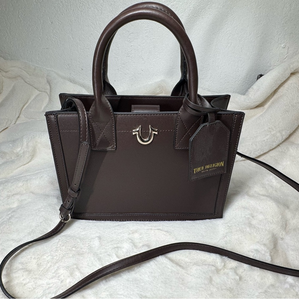 True Religion Dark Brown Satchel
